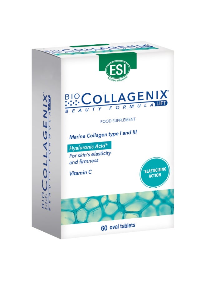 ESI Biocollagenix Niacinamide Combo Ramadan Set – Face Cream Filler, Booster Serum, 60 Collagen Tablets & Hydrogel Face Mask for Bright, Firm, Hydrated, Smooth Skin, 3D Massager & Make-up Bag - Image 4
